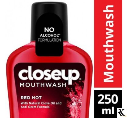 Closeup Red Hot Mouthwash - Clove Oil  (250 ml)