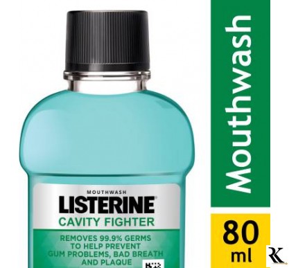 LISTERINE Cavity Fighter Mouthwash  (80 ml)