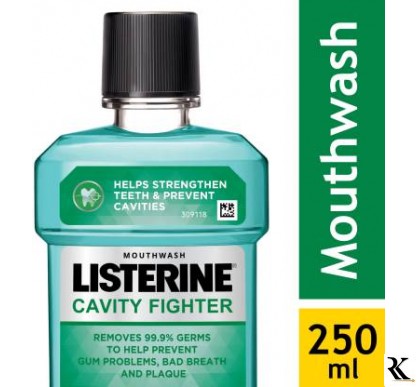 LISTERINE Cavity Fighter Mouthwash  (250 ml)