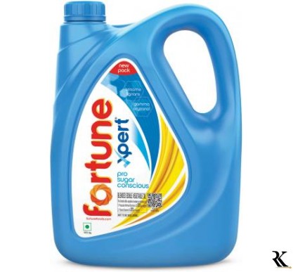 Fortune Xpert Pro Sugar Conscious Blended Oil Can  (5 L)