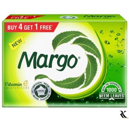 Margo Neem Soap  (Combo Pack 4 + 1 Free, 100 g each)  (4 x 100 g)