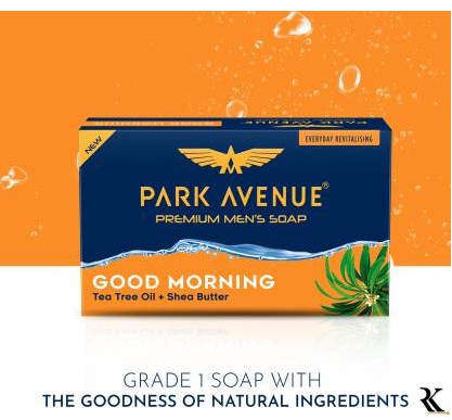 PARK AVENUE Good Morning Soap  (Combo Pack 3 + 1 Free, 125 g each)  (3 x 125 g)