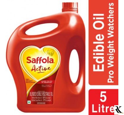 Saffola Active Pro Weight Watchers Blended Oil Can  (5 L)