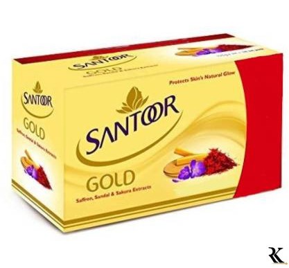 santoor Gold Soap  (Combo Pack 3 + 1 Free, 125 g each)  (3 x 125 g)