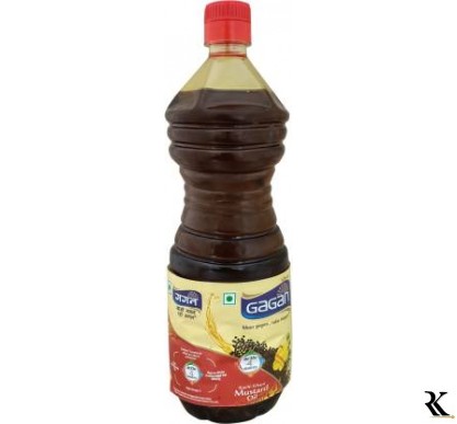 Gagan Kachi Ghani Mustard Oil Plastic Bottle  (1 L)