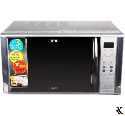 IFB 30 L Metallic silver Convection Microwave Oven  (30SC4, Metallic Silver)