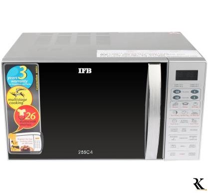 IFB 25 L Metallic silver Convection Microwave Oven  (25SC4, Metallic Silver)