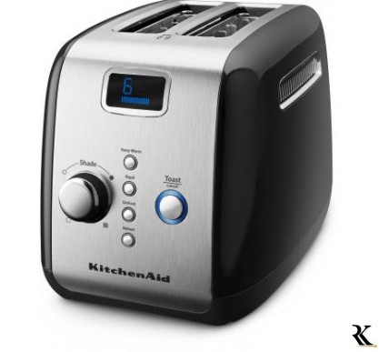 KITCHEN AID 5KMT223GOB 1100 W Pop Up Toaster  (Black)