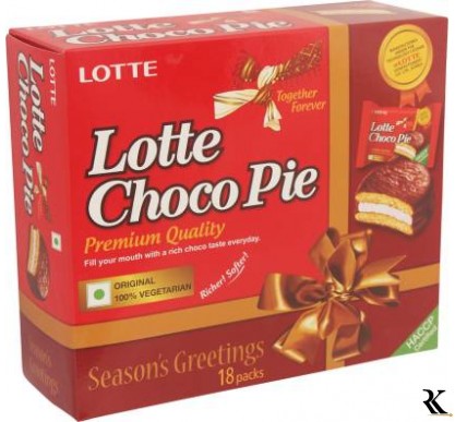 Lotte Chocopie Cream Sandwich  (504 g)