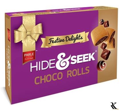 PARLE Hide & Seek Choco Filled Rolls Cream Filled  (250 g)