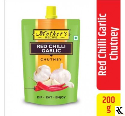 MOTHER'S RECIPE Red Chilli Garlic Chutney Paste  (200 g)