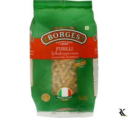 Borges Whole Wheat Fusilli Pasta  (500 g)