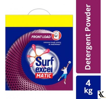 Surf excel Front Load Matic Detergent Powder 3 kg  (1 kg Extra in Pack)