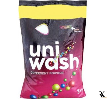 Uniwash Detergent Powder 3 kg  (1 kg Extra in Pack)