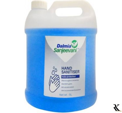 Dalmia Sanjeevani protection Hand Sanitizer Bottle  (1 L)
