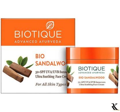 BIOTIQUE Bio Sandalwood Sunscreen - SPF 50 PA+  (50 g)
