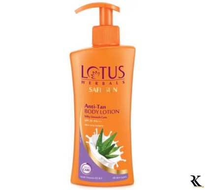 LOTUS HERBALS Safe Sun Anti-Tan Body Lotion - SPF 25 PA+++  (250 ml)