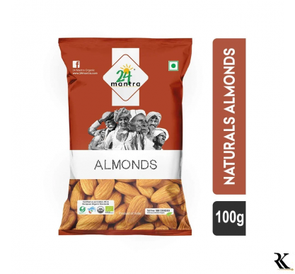 24 Mantra Organic Naturals Almonds